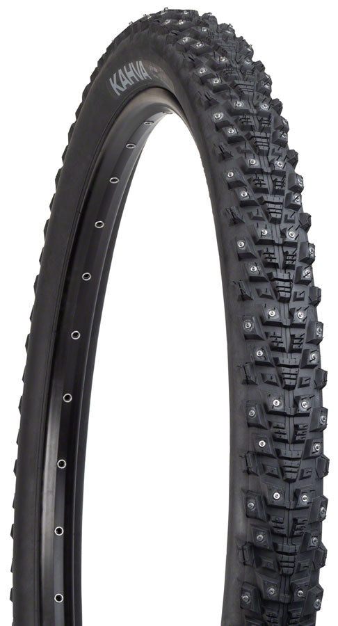 45NRTH Kahva Tire - 27.5 x 2.1, Clincher, Steel, Black, 33tpi, 240 Carbide Steel Studs