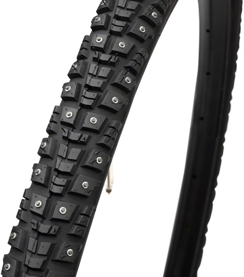 45NRTH Gravdal Tire - 650b x 38, Clincher, Steel, Black, 33tpi, 240 Carbide Steel Studs