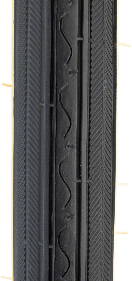 Kenda Street K40 Tire - 26 x 1-3/8, Clincher, Wire, Black/Tan, 30tpi