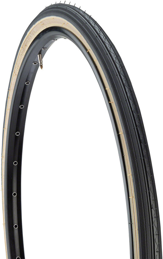 Kenda Street K40 Tire - 26 x 1-3/8, Clincher, Wire, Black/Tan, 30tpi