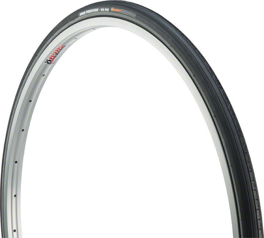 Kenda Street K35 Tire - 27 x 1 1/4, Clincher, Wire, Black/Reflective