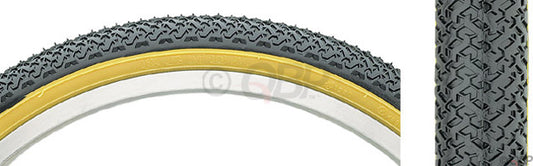 Kenda Street K55 Tire - 20 x 1.75, Clincher, Wire, Black/Tan, 22tpi