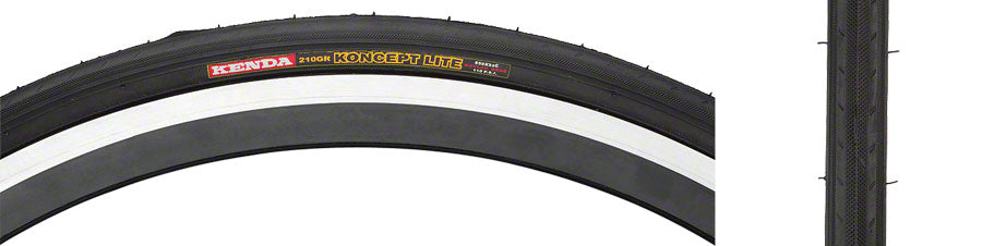 Kenda Koncept Tire - 650c x 23, Clincher, Folding, Black, 60tpi