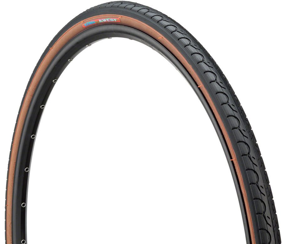 Kenda Kwest Tire - 700 x 35, Clincher, Wire, Black/Mocha