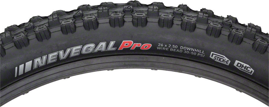 Kenda Nevegal DH Tire - 26 x 2.5, Clincher, Wire, Black