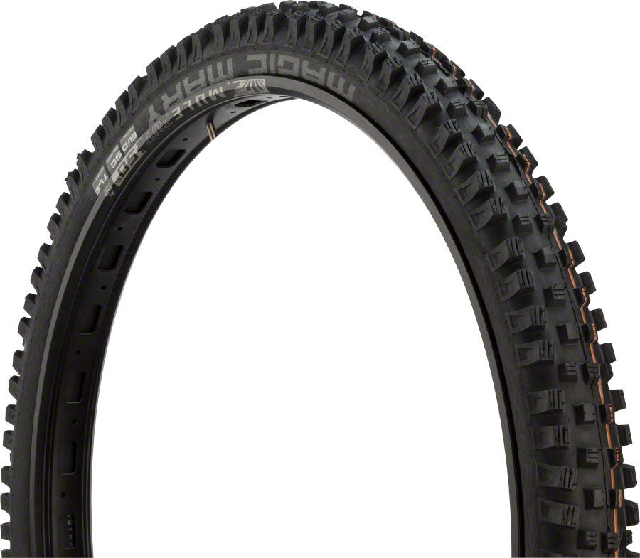 Schwalbe Magic Mary Tire - 29 x 2.6, Tubeless, Folding, Black, Evolution, Super Gravity, Addix Soft