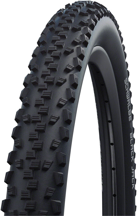 Schwalbe Black Jack Tire - 26 x 2, Clincher, Wire, Black, K-Guard, LiteSkin