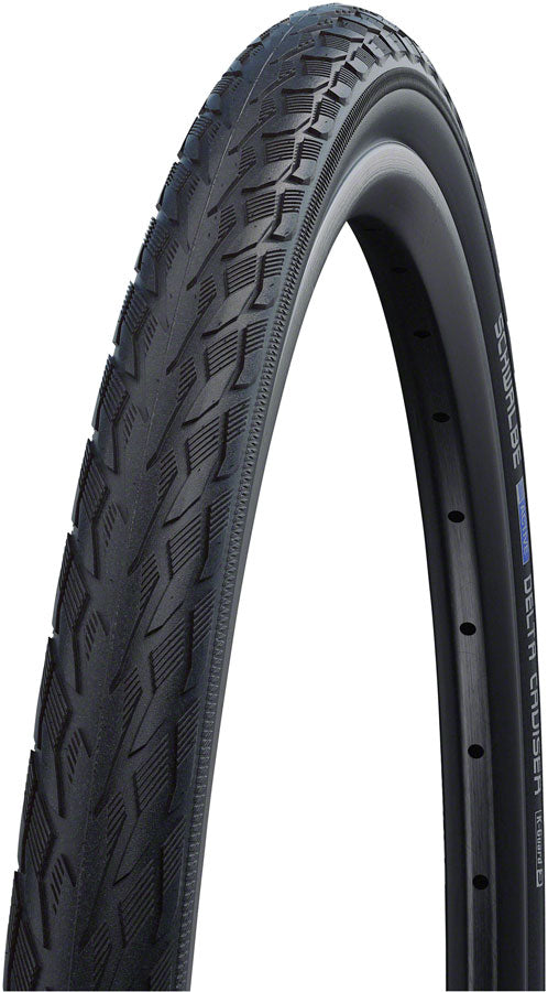 Schwalbe Delta Cruiser Plus Tire - 700 x 50, Clincher, Wire, Black/Reflective, Active,PunctureGuard, SBC, E-25