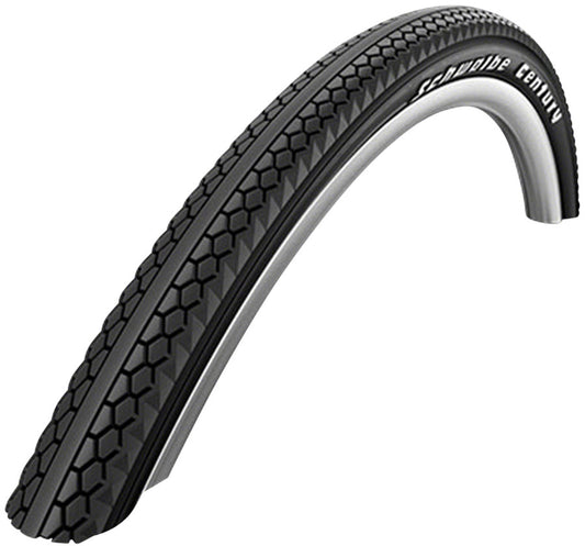 Schwalbe Century Tire - 700 x 50, Clincher, Wire, Black/Reflective, Active, SBC, K-Guard