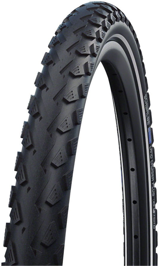 Schwalbe Land Cruiser Plus Tire - 700 x 35, Clincher, Wire, Black, PunctureGuard, Green Compound, E-25