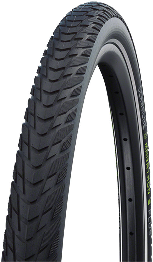 Schwalbe Marathon E-Plus Tire - 700 x 38, Clincher, Wire, Black/Reflective, Performance, Addix, SmartGuard