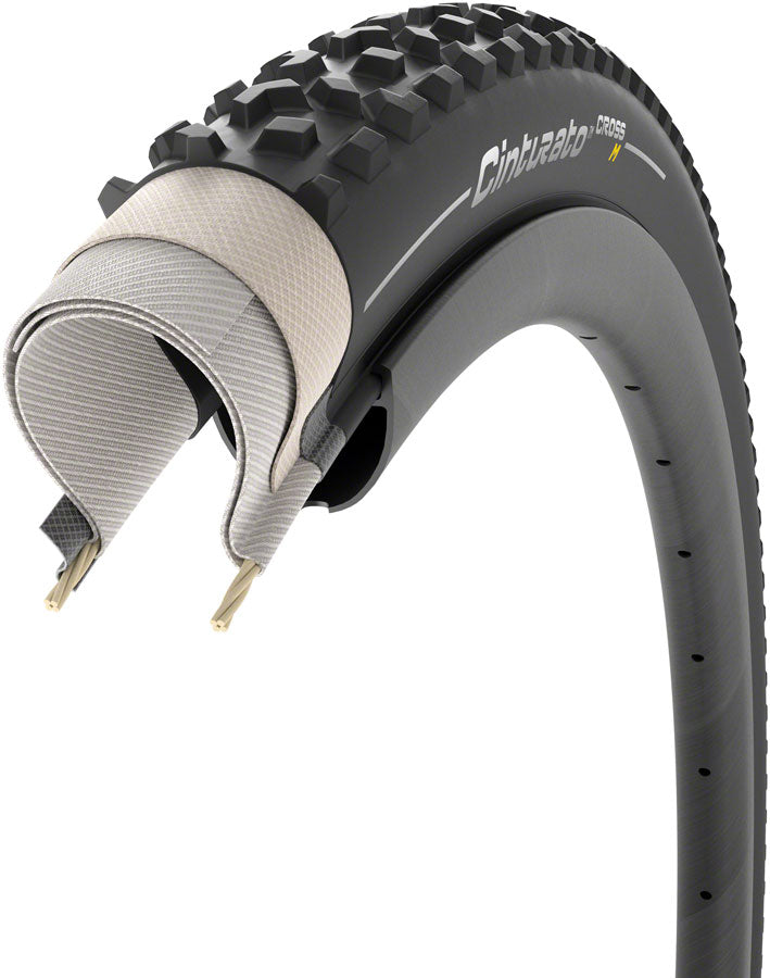 Pirelli Cinturato Cross M Tire - 700 x 33, Tubeless, Folding, Black