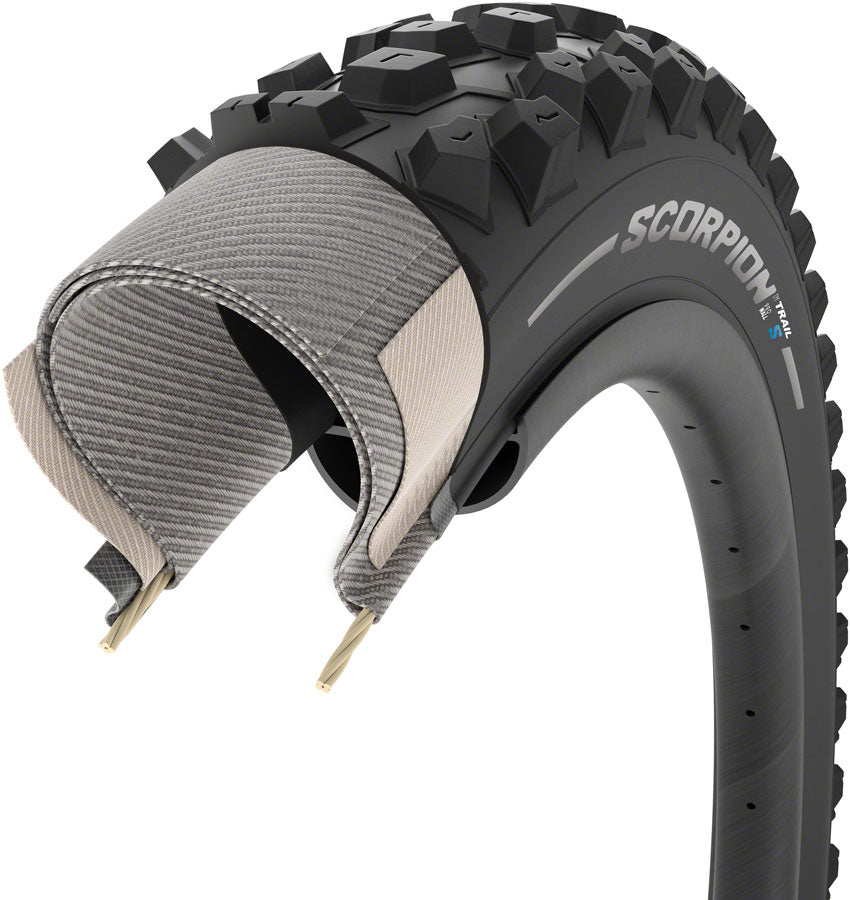 Pirelli Scorpion Trail S Tire - 27.5 x 2.4, Tubeless, Folding, Black