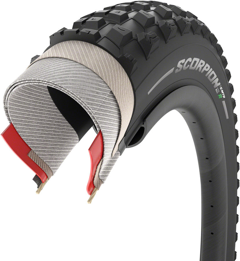 Pirelli Scorpion E-MTB R Tire - 29 x 2.6, Tubeless, Folding, Black