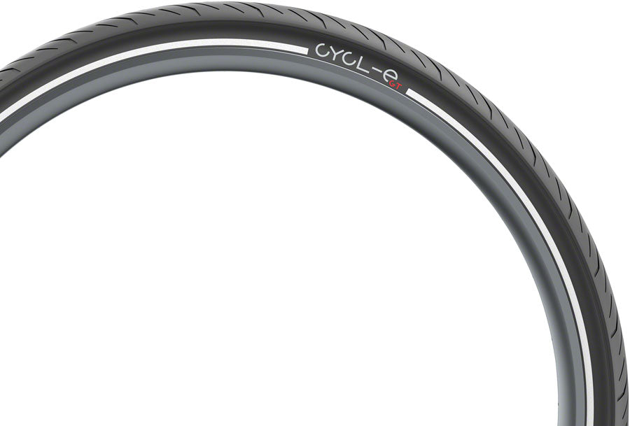 Pirelli Cycl-e GT Tire - 700 x 37, Clincher, Wire, Black, Reflective