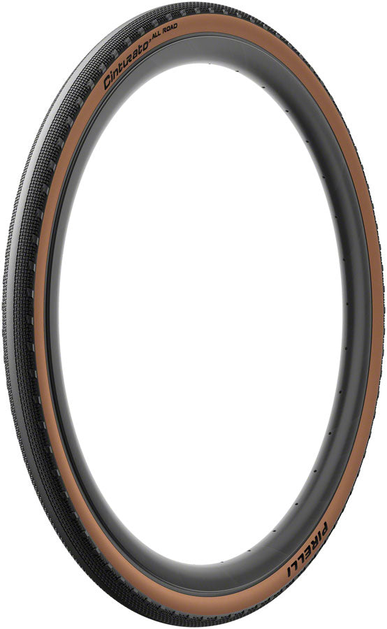 Pirelli Cinturato All Road Tire - 700 x 35, Tubeless, Folding, Classic Tan, TechWALL+, Pro Gravel