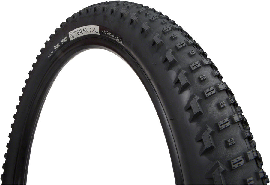 Teravail Coronado Tire - 27.5 x 3, Tubeless, Folding, Black, Durable, Fast Compound
