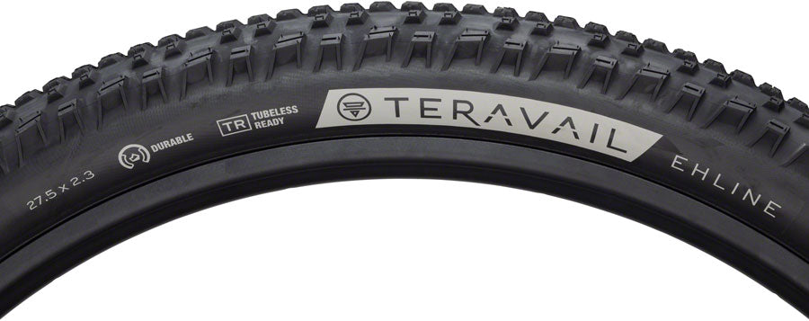 Teravail Ehline Tire - 27.5 x 2.3, Tubeless, Folding, Black, Durable, Fast Compound