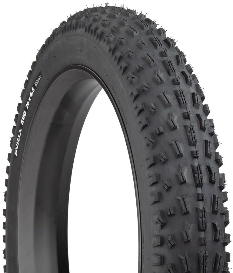 Surly Bud Tire - 26 x 4.8, Tubeless, Folding, Black, 120tpi