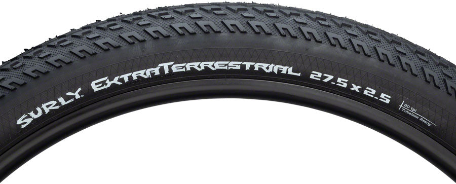 Surly ExtraTerrestrial Tire - 27.5 x 2.5, Tubeless, Folding, Black, 60tpi