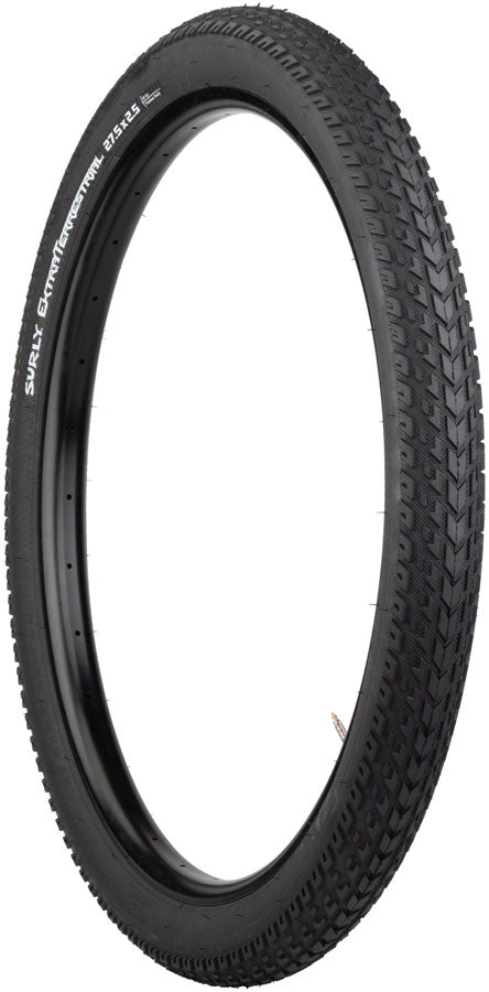 Surly ExtraTerrestrial Tire - 27.5 x 2.5, Tubeless, Folding, Black, 60 –  Velo Mine