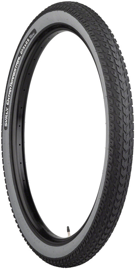 Surly ExtraTerrestrial Tire - 27.5 x 2.5, Tubeless, Folding, Black/Slate, 60tpi