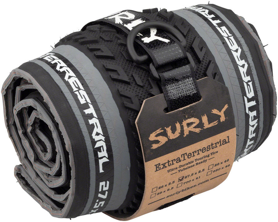 Surly ExtraTerrestrial Tire - 27.5 x 2.5, Tubeless, Folding, Black/Slate, 60tpi