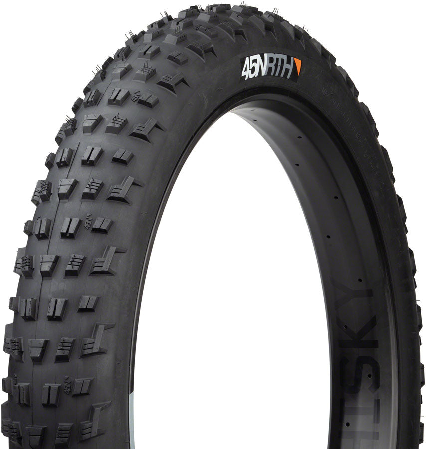 45NRTH Vanhelga Tire - 26 x 4.2, Tubeless, Folding, Black, 120tpi