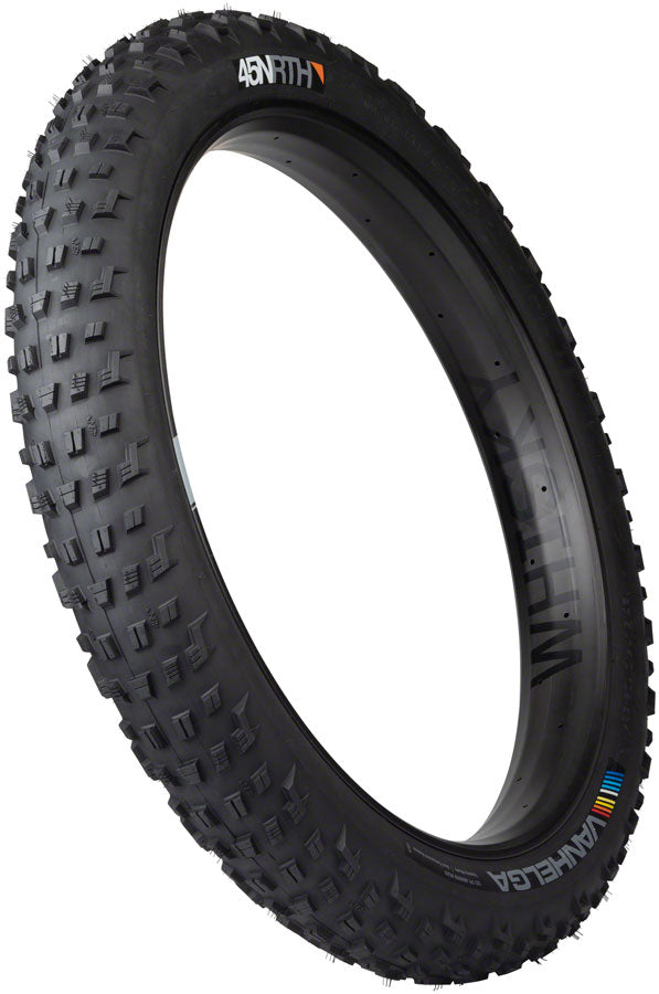 45NRTH Vanhelga Tire - 26 x 4.2, Tubeless, Folding, Black, 120tpi