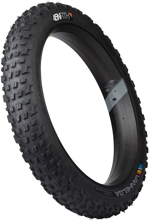 45NRTH Vanhelga Tire - 27.5 x 4, Tubeless, Folding, Black, 120tpi