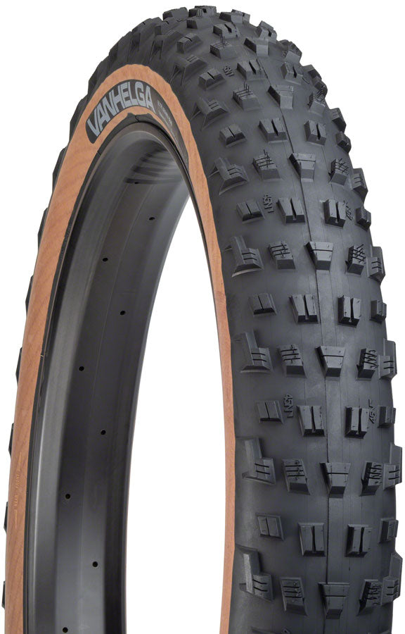 45NRTH Vanhelga Tire - 27.5 x 4, Tubeless, Folding, Black/Tan, 60tpi