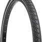 MSW Tour Guide Tire - 26 x 1.75, Black, Folding Wire Bead, Puncture Protection, Reflective Sidewall, 33tpi