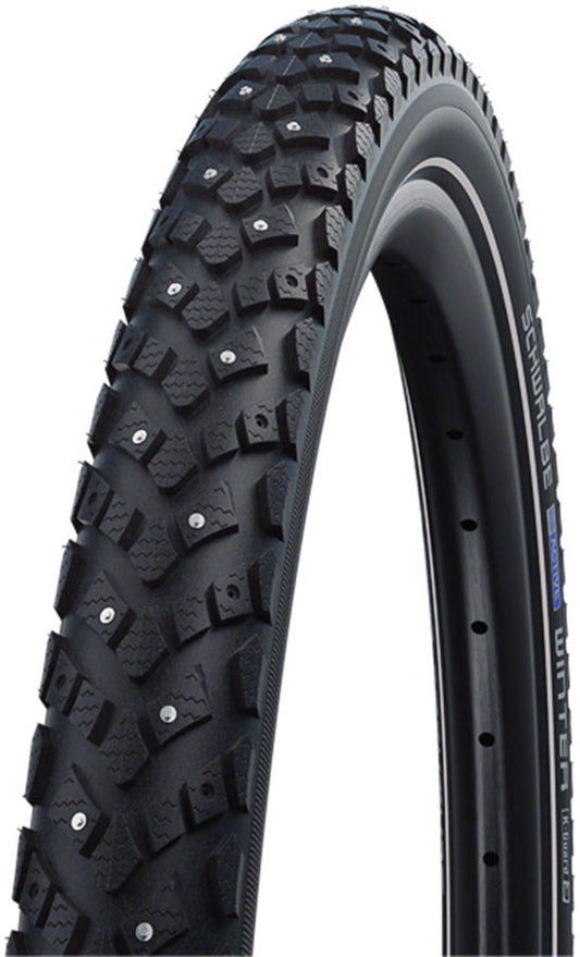 Schwalbe Winter Tire - 700b x 38 / 28 x 1-1/2, Clincher, Wire, Black, K-Guard, Winter, 116 Studs