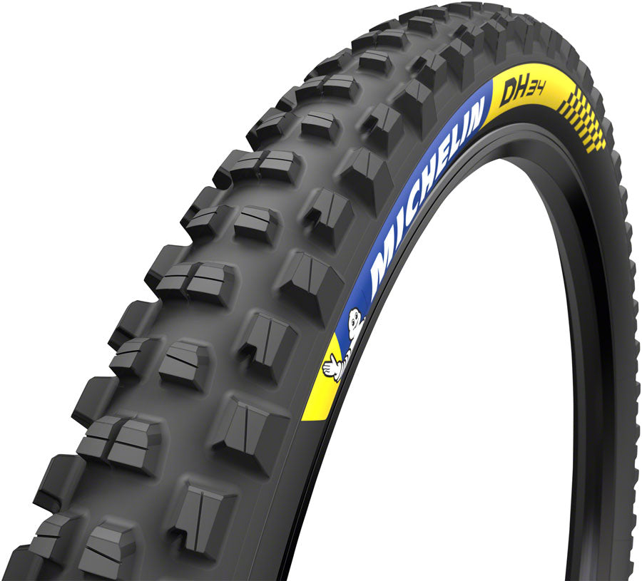 Michelin DH34 Tire - 27.5 x 2.4, Tubeless, Folding, Black