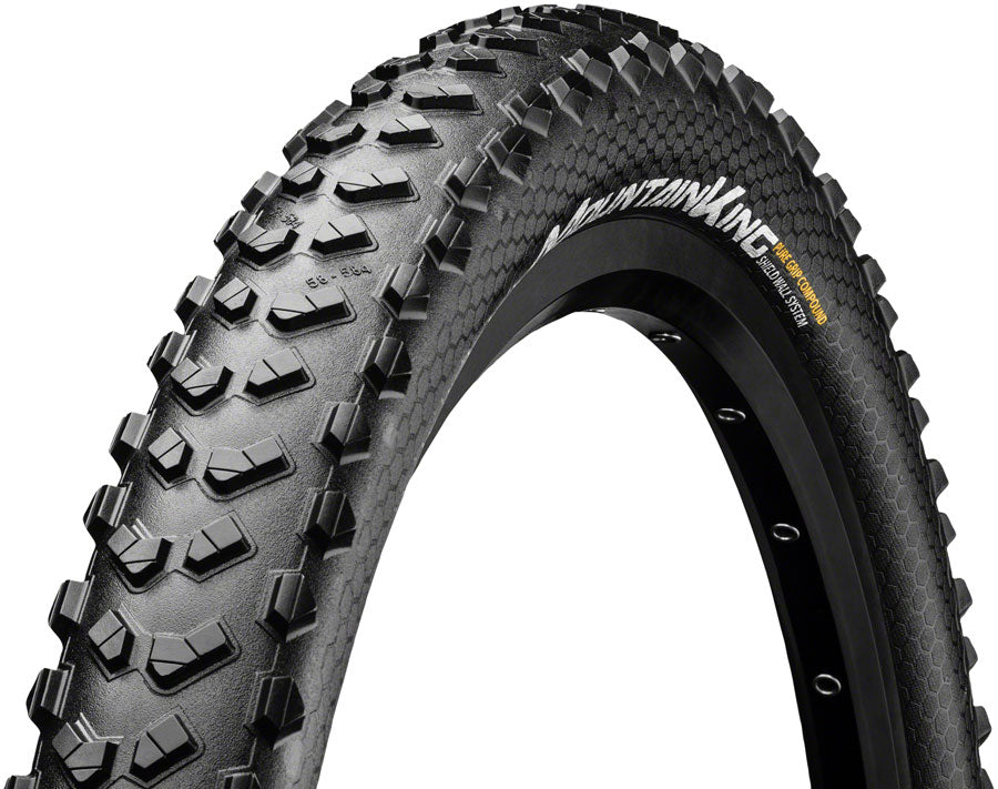 Continental Mountain King Tire - 26 x 2.30, Tubeless, Folding, Black, PureGrip, ShieldWall System, E25