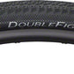 Continental DoubleFighter III Tire - 700 x 35, Clincher, Wire, Black, Sport