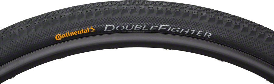 Continental DoubleFighter III Tire - 700 x 35, Clincher, Wire, Black, Sport