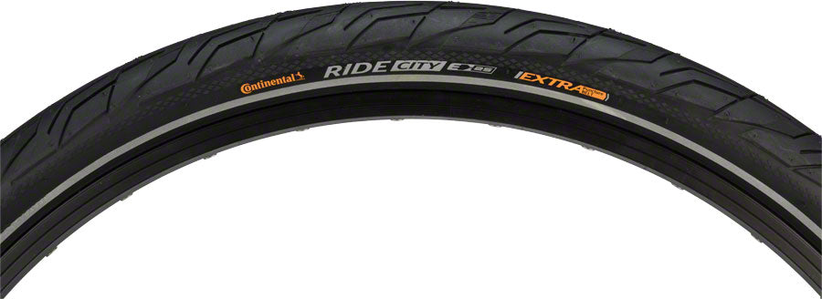 Continental Ride City Tire - 26 x 1.75, Clincher, Wire, Black/Reflex, ExtraPuncture Belt, E25