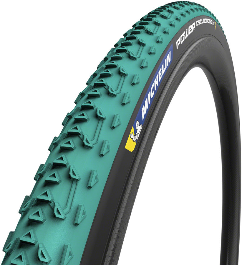 Michelin Power Cyclocross Jet Tire - 700 x 33, Tubeless, Folding, Green/Black