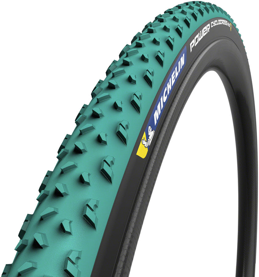 Michelin Power Cyclocross Mud Tire -700 x 33, Tubeless, Folding, Green/Black