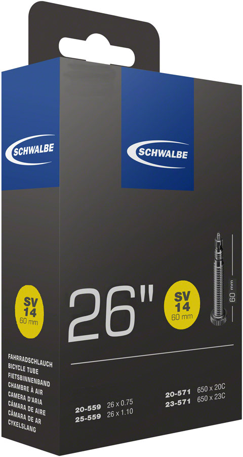 Schwalbe Standard Tube - 650 x 20 - 23mm, 60mm Presta Valve