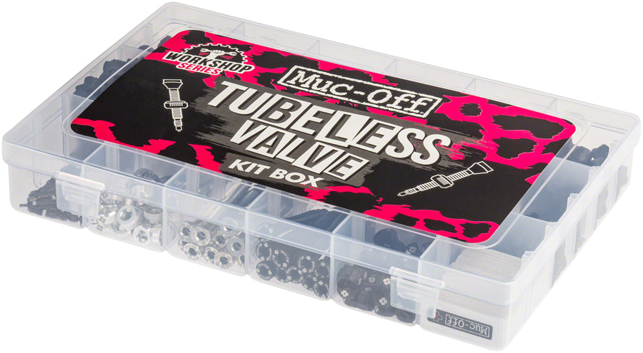 Muc-Off Workshop Tubeless Valve Box - Silver/Black