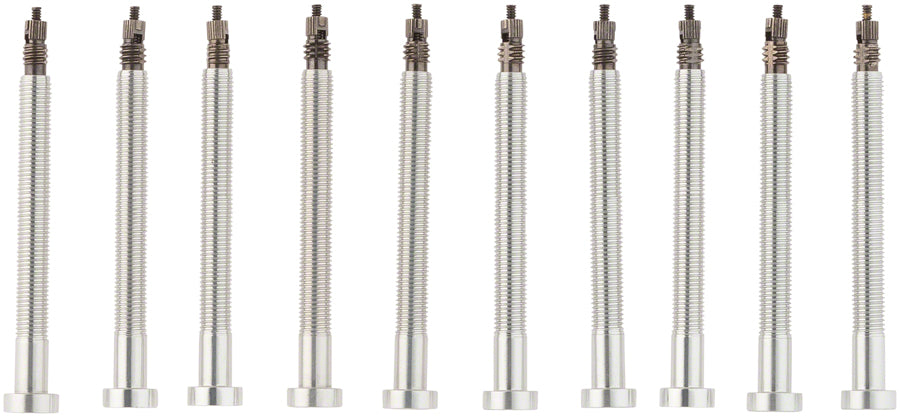 Muc-Off Tubeless Valve Box Refill -  Sliver 60mm Stem, Pack of 10