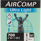Michelin Aircomp Ultra Light Tube - 700 x 18 - 23mm, 52mm Presta Valve