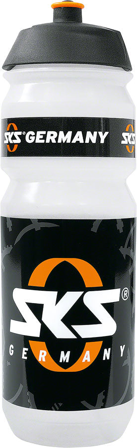 SKS Water Bottle - SKS Logo, Clear/Black, 24 oz