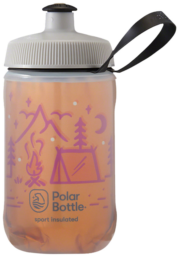 Polar Kid's Insulated Campfire Water Bottle - Tang, 12oz