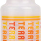Teravail Scroll Water Bottle - Clear/Red, 22oz