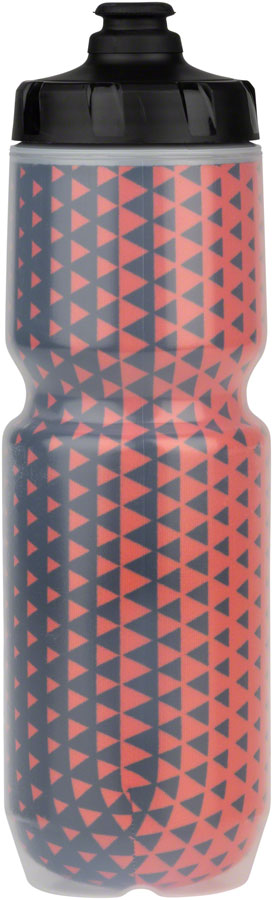 45NRTH Last Light Insulate Purist Water Bottle - Black/Orange, 23 oz