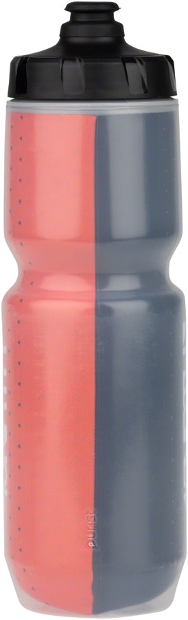 45NRTH Last Light Insulate Purist Water Bottle - Black/Orange, 23 oz