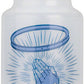 Whisky Revere the Ride Purist Water Bottle - Clear/White, 22oz